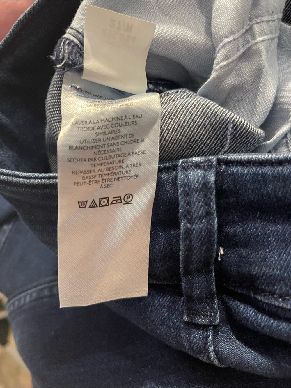 NWOT Pilcro Wide-Leg skipper Jeans in Dark Indigo - Picture 8 of 12